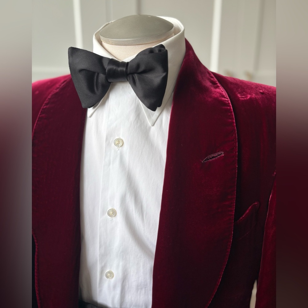 Tom Ford Red Velvet Evening Jacket